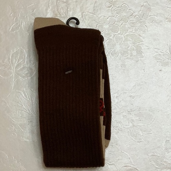 Spyder Men’s Crew Sock- Brown/Tan (2 pair) - Picture 3 of 7